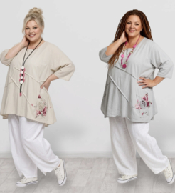 Moonshine oversized A-lijn tuniek stretch/meerdere kleuren