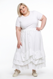 Moonshine katoen jersey rok wit