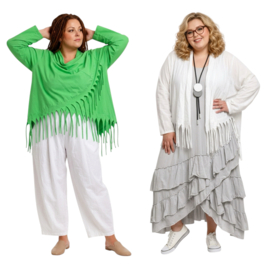 Moonshine oversized jersey  katoen vest  stretch/in meerdere kleuren