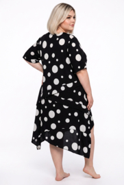 KEKOO design viscose A-lijn jurk