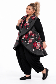 ITALIA  wol mix mouwloos vest stretch /in meerdere kleuren