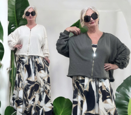 Sweet Lover oversized fijne joggingstof vest  stretch/in meerdere kleuren