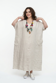 Mercy oversized linnen jurk/in meerdere kleuren
