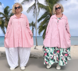 Moonshine stretch viscose  A-lijn blazer/vest apart/in meerdere kleuren