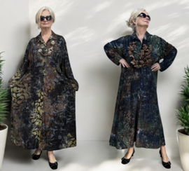 Ophilia viscose A-lijn jurk/hemd/blazer stretch/in meerdere kleuren