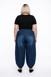 LIVANS katoen  jeans ballonbroek apart/stretch