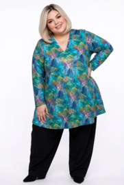 Naveed oversized winter viscose A-lijn jurk/tuniek / stretch/