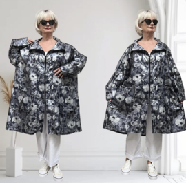 AKH A-lijn viscose mix zomerjas/apart