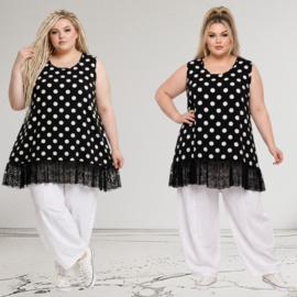 AKH oversized viscose mix A-lijn tuniek/top