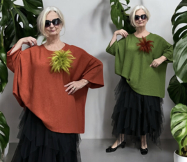 ITALIA MODA  oversized  gebreide top /in meerdere kleuren