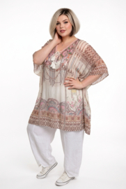 ONE OF A KIND  viscose zomer poncho/tuniek