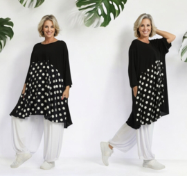 AKH oversized  A-lijn tuniek/jurk stretch