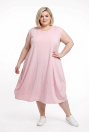 ITALIA Moda oversized katoen A-lijn jurk stretch /in meerdere kleuren