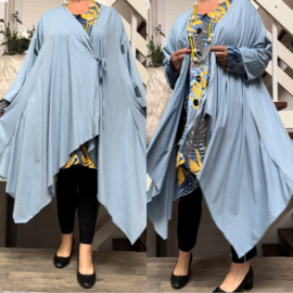 Moonshine oversized jersey  katoen vest stretch /in meerdere kleuren