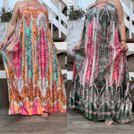 BeLive A-lijn stijlvolle plissé jurk apart/in meerdere kleuren