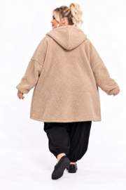 ITALIA MODA viscose zachte teddy jas/mantel/vest/blazer stretch /in meerdere kleuren