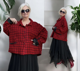 KEKOO design katoen mix korte blazer