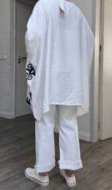 Les Freres viscose tuniek/in meerdere kleuren