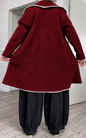 ITALIA MODA wol mix oversized vest/blazer/stretch