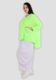 AKH viscose linnen look oversized A-lijn top