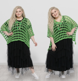 ITALIA katoen oversized gebreide top