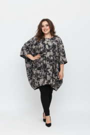 wendy trendy oversized katoen/linnen ballon jurk/tuniek