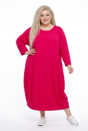 New Jersey viscose ballon jurk stretch