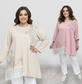 ITALIA MODA viscose  A-lijn tuniek stretch / in meerdere kleuren