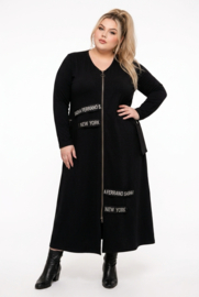 SASHA Grande versized A-lijn blazer/vest/jurk stretch/premium kwaliteit