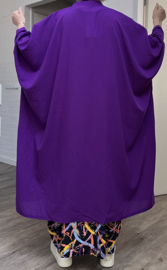 AKH oversized chique A-lijn blazer/vest met zakken apart