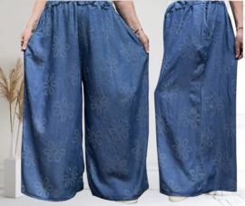 Moonshine jeans tencel wijde broek apart