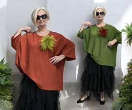 ITALIA MODA  oversized  gebreide top /in meerdere kleuren