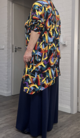 AKH  viscose A-lijn tuniek/top stretch