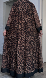 ITALIA MODA oversized chiffon A-lijn wijde jurk gevoerd