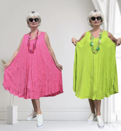 ITALIA MODA oversized viscose A-lijn jurk /in meerdere kleuren