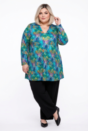 Naveed oversized winter viscose A-lijn jurk/tuniek / stretch/