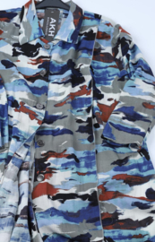 AKH oversized viscose A-lijn blouse/tuniek apart / in meerdere kleuren