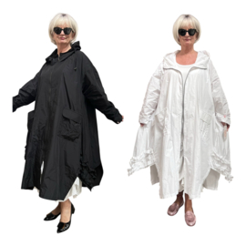 ALYANS oversized waterbestendig A-lijn zomerjas/tussenjas/mantel /in meerdere kleuren