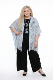 ITALIA oversized super zacht  gebreide tuniek/vest/poncho/ in meerdere kleuren