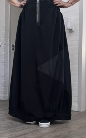 dYb oversized katoen rok stretch zwart