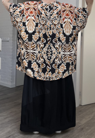 ITALIA oversized viscose blouse