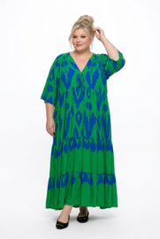 Vincenzo Allocca oversized viscose  BOHO A-lijn jurk apart