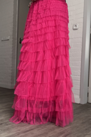 ITALIA MODA  oversized tule rok gevoerd