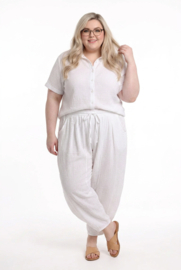 ITALIA MODA oversized mousseline katoen broek apart/in meerdere kleuren