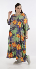 AKH oversized viscose ballon zomer jurk  apart