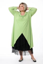 Naveed  oversized viscose jersey vest/stretch