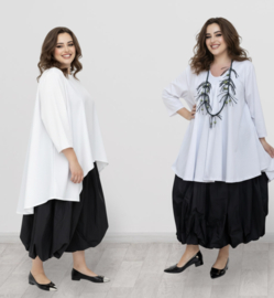 Moonshine  katoen A-lijn tuniek stretch/meerdere kleuren