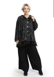 AKH oversized viscose A-lijn korte tussenjas /blazer stretch