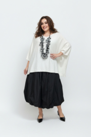 ITALIA oversized viscose mix gebreide top/in meerdere kleuren