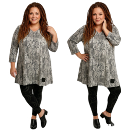 Vincenzo Allocca oversized  A-lijn tuniek/ apart stretch